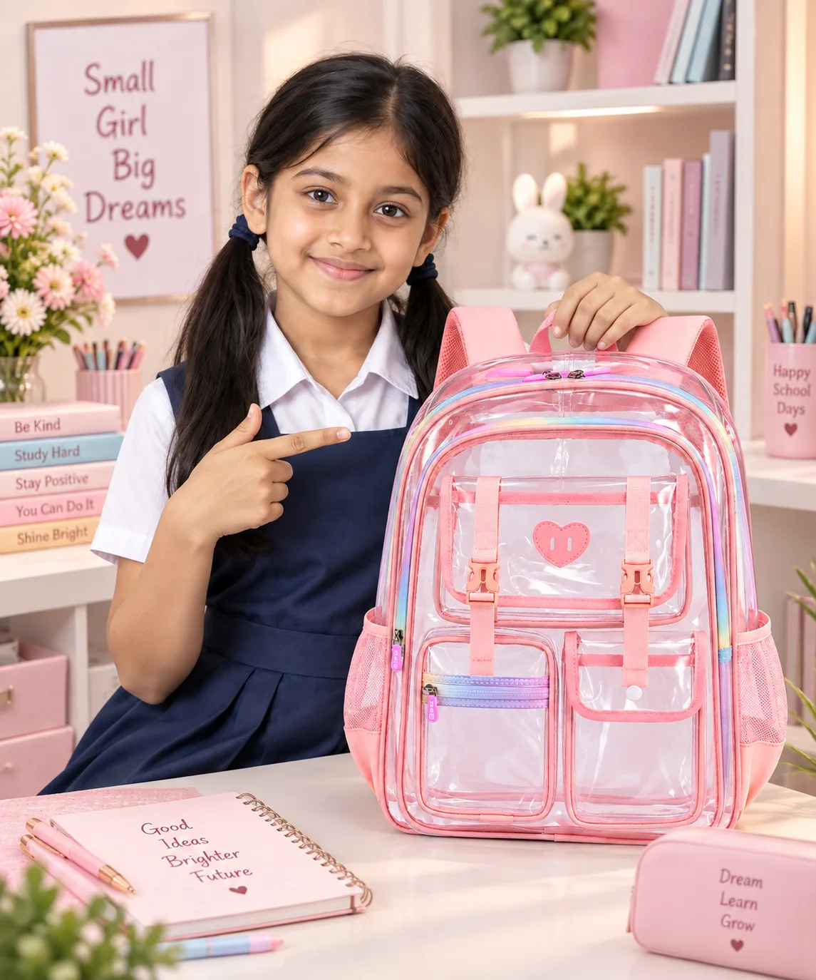 Transparent Waterproof Kids Backpack