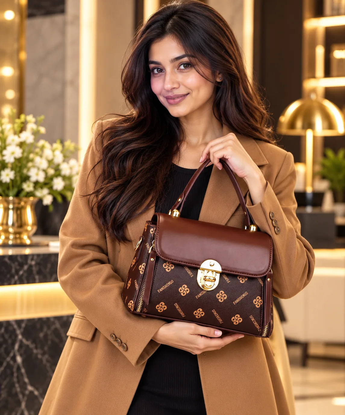 Premium Printed Shoulder & Crossbody Handbag