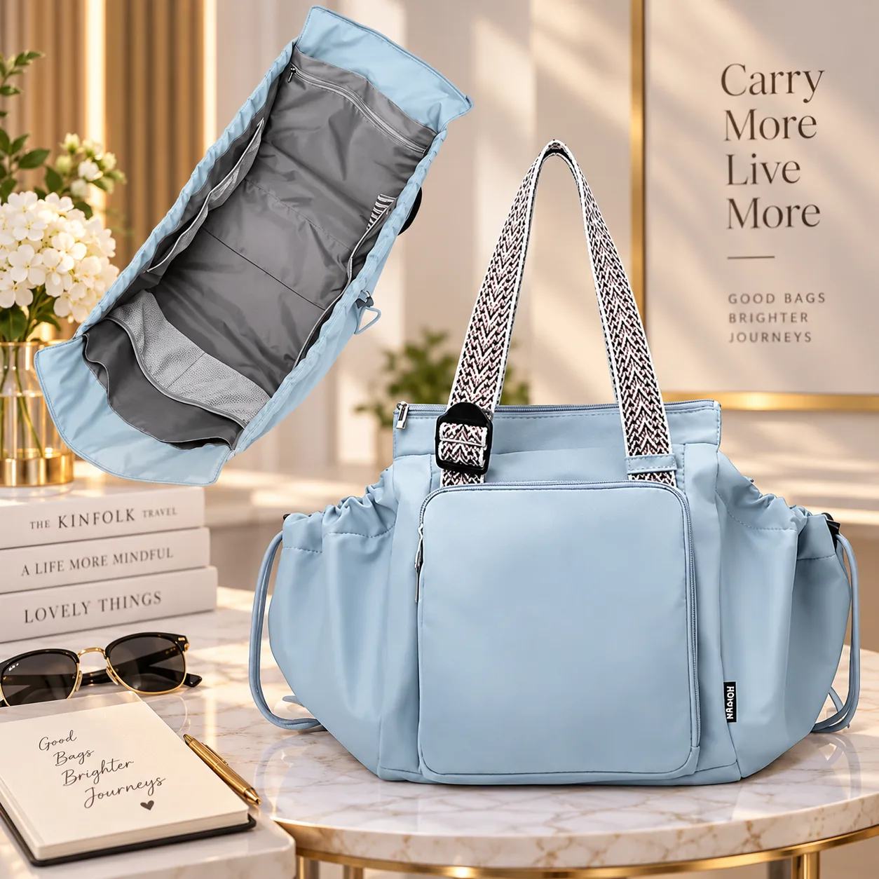 Multi-Function Mommy Bag(Sky blue)