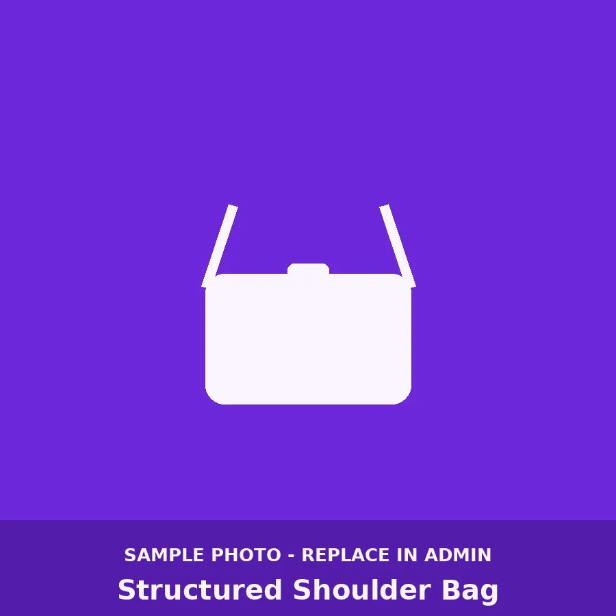 Structured Shoulder Bag