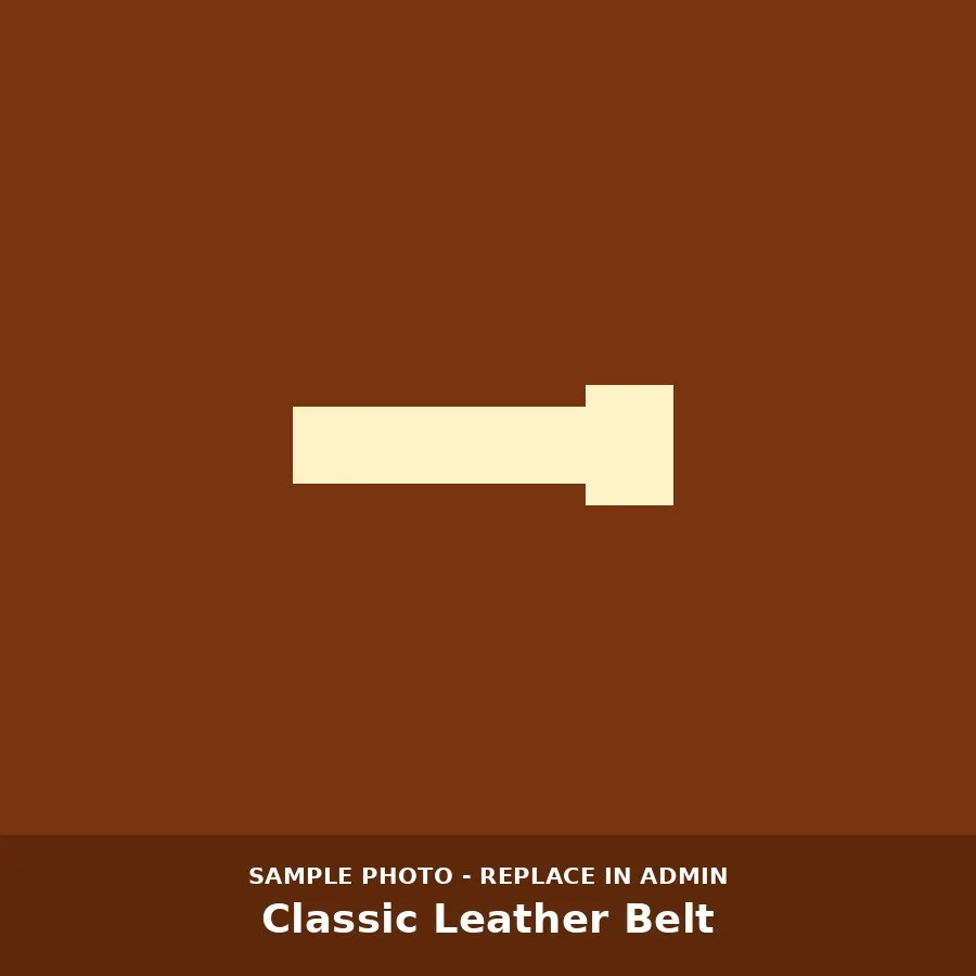 Classic Leather Belt