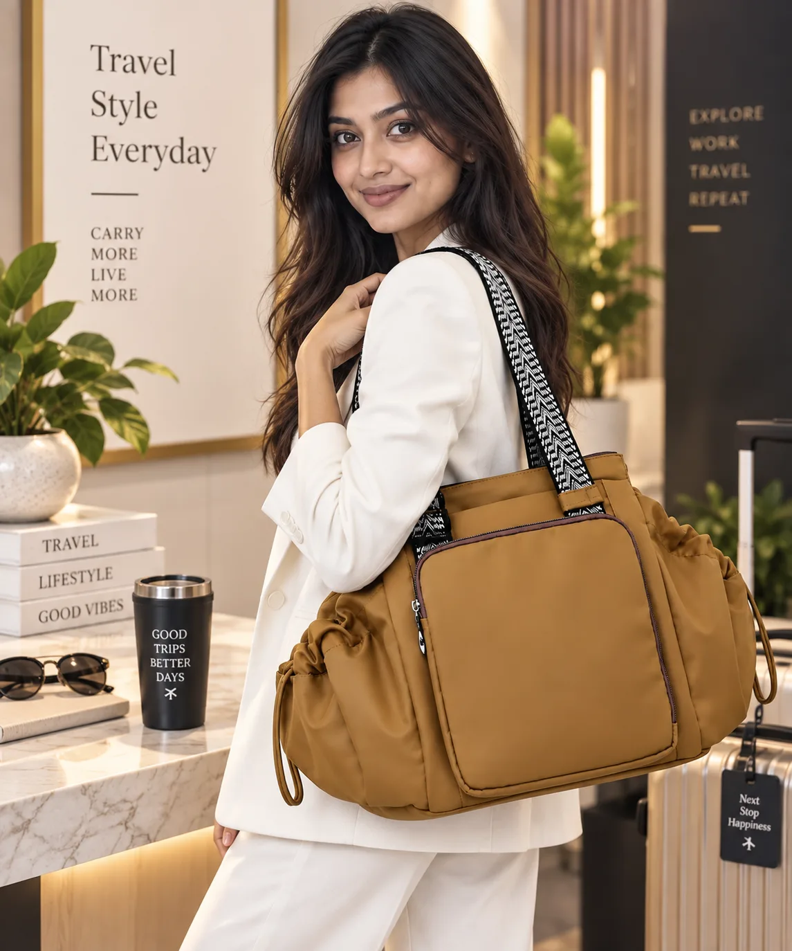 Multi-Function Mommy Bag(Brown)