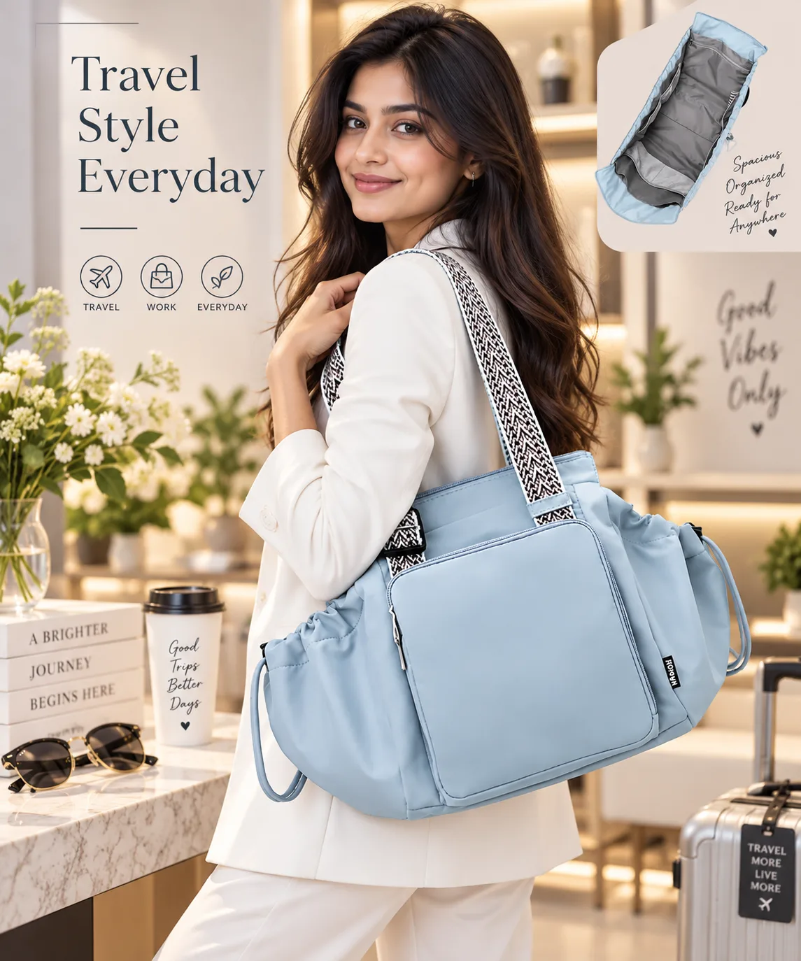 Multi-Function Mommy Bag(Sky blue)