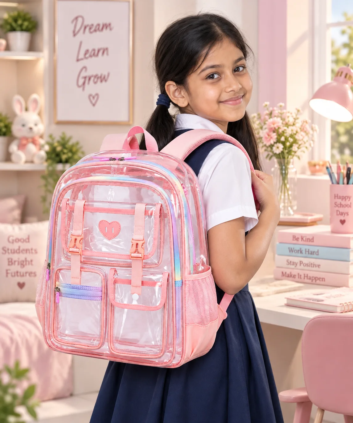 Transparent Waterproof Kids Backpack