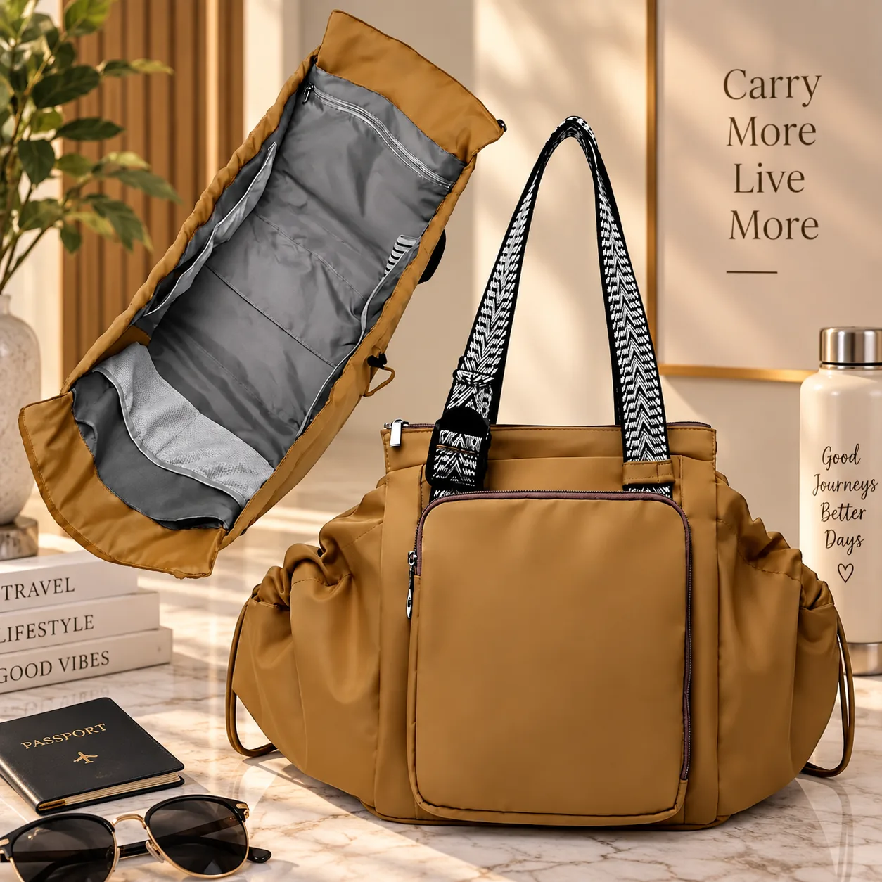 Multi-Function Mommy Bag(Brown)