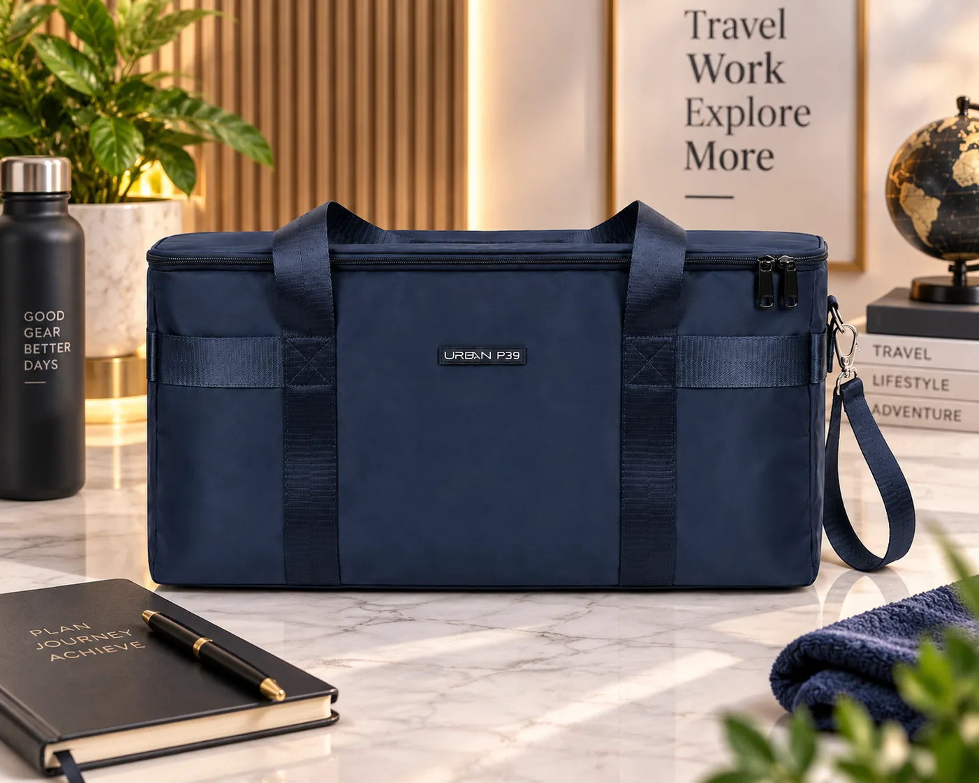 Urban P39 Premium Travel Tote Bag(Blue)
