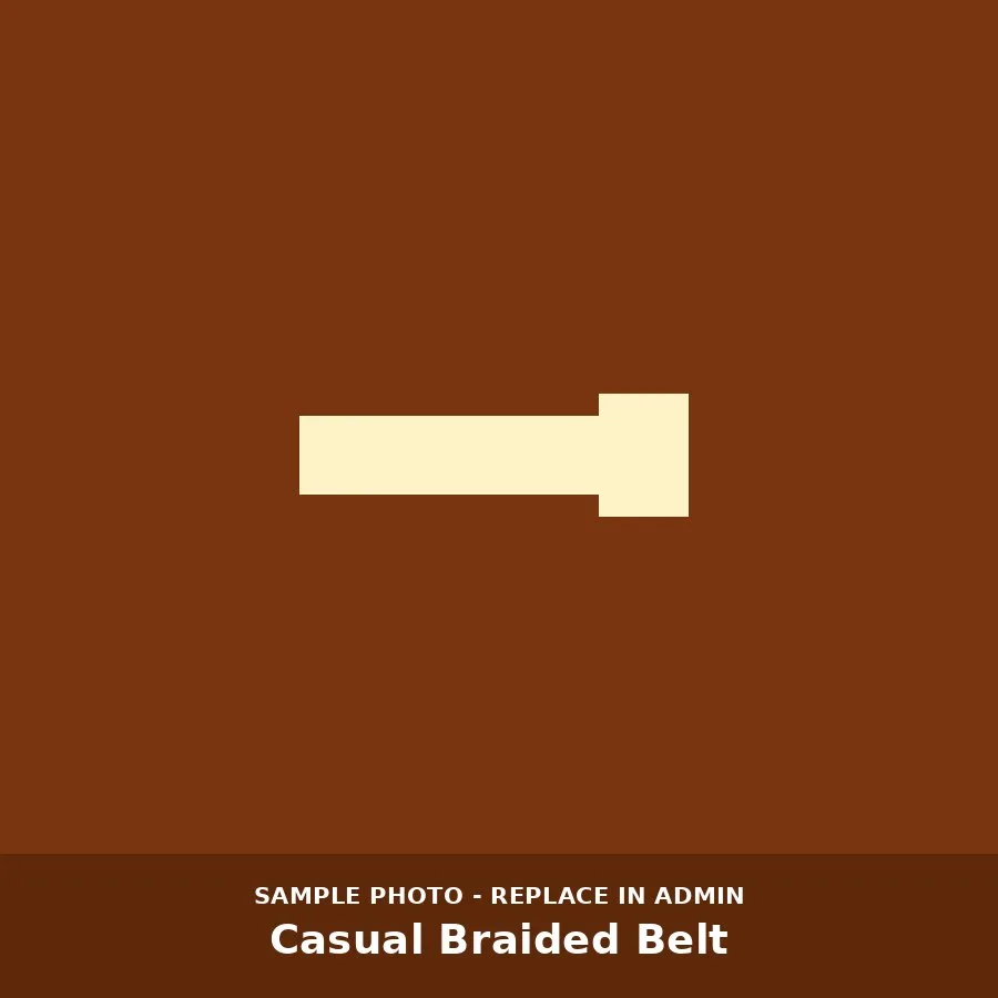 Casual Braided Belt