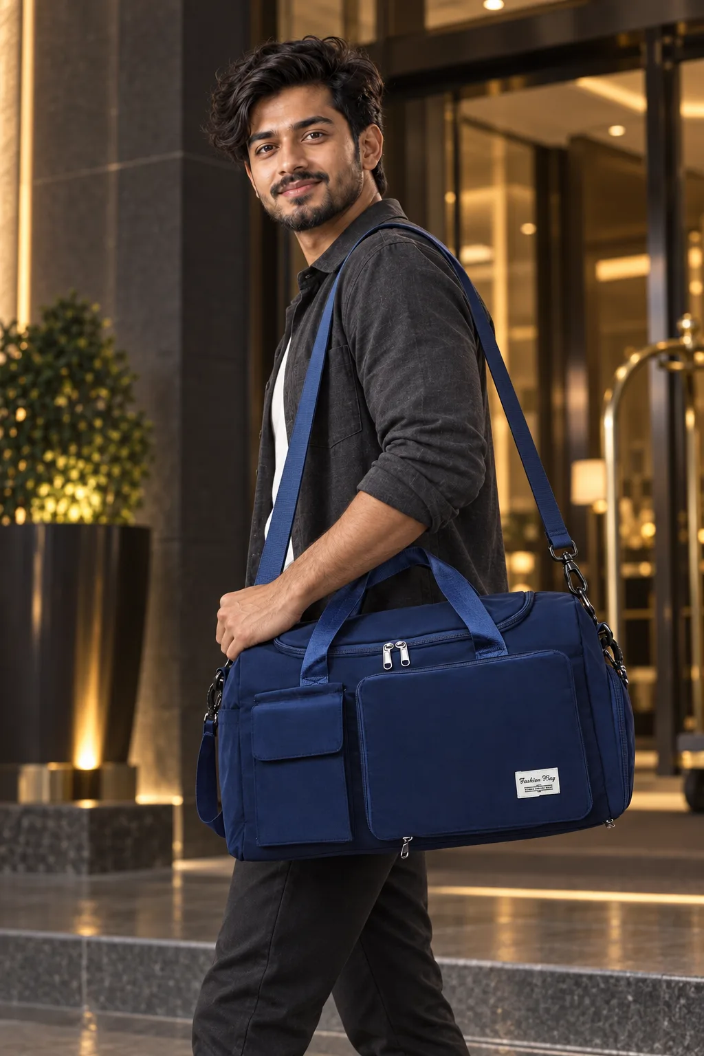 Oxford Leather Travel Bag