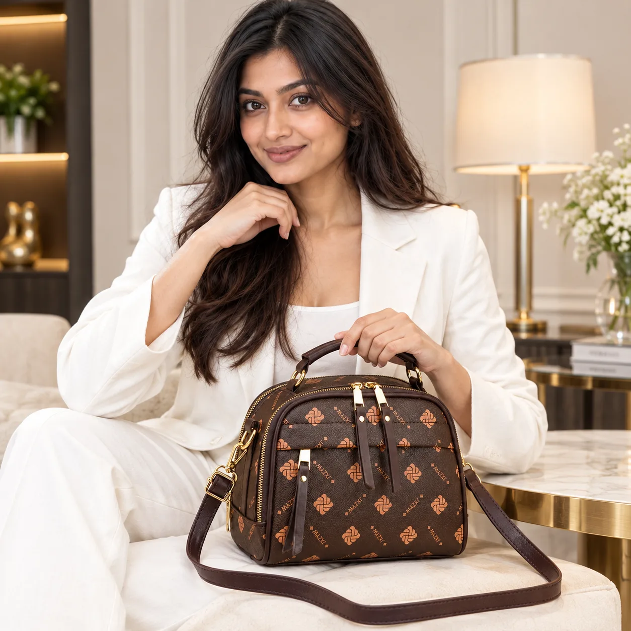Ladies Hand Designer Bags PU Handbags