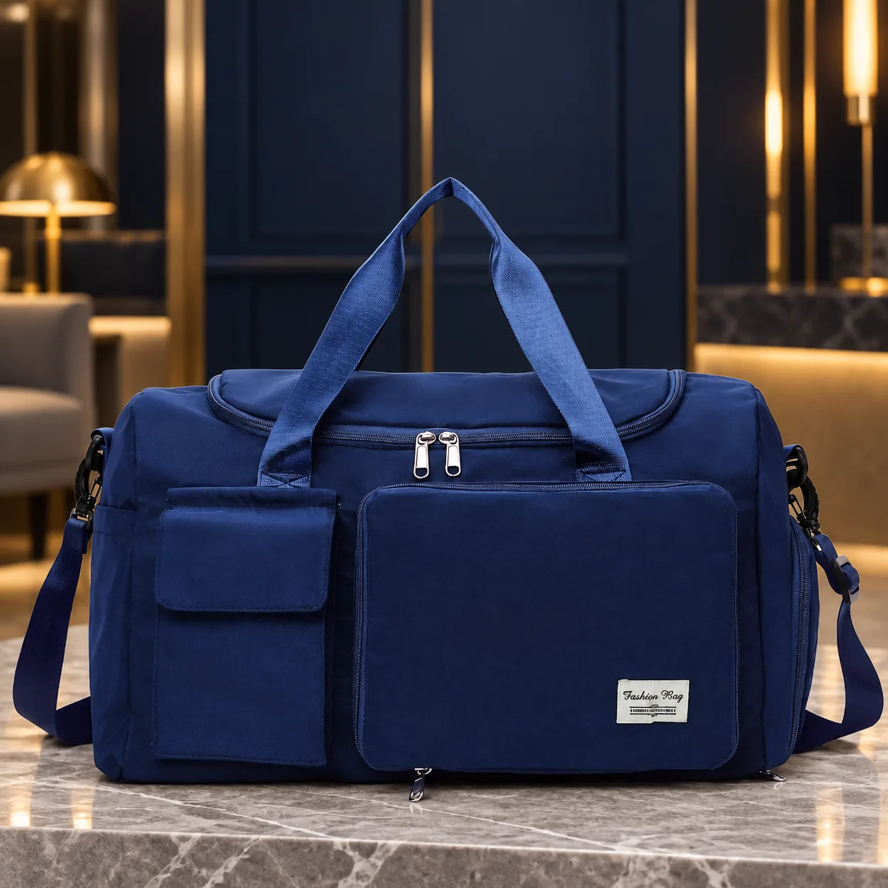 Oxford Leather Travel Bag