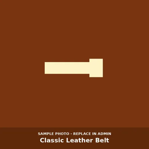 Classic Leather Belt