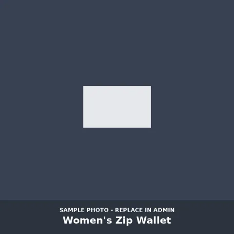 Women's Zip-Around Wallet