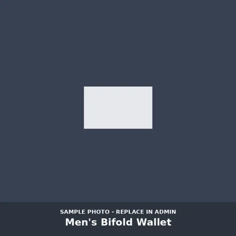 Men's Bifold Leather Wallet