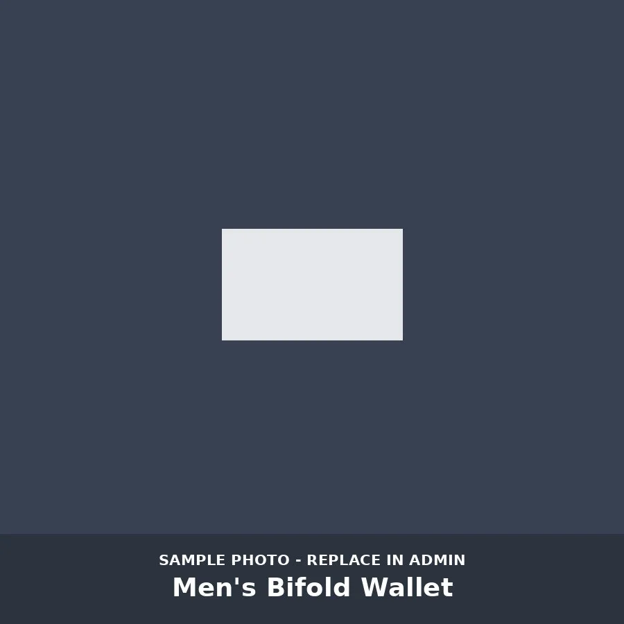 Men's Bifold Leather Wallet